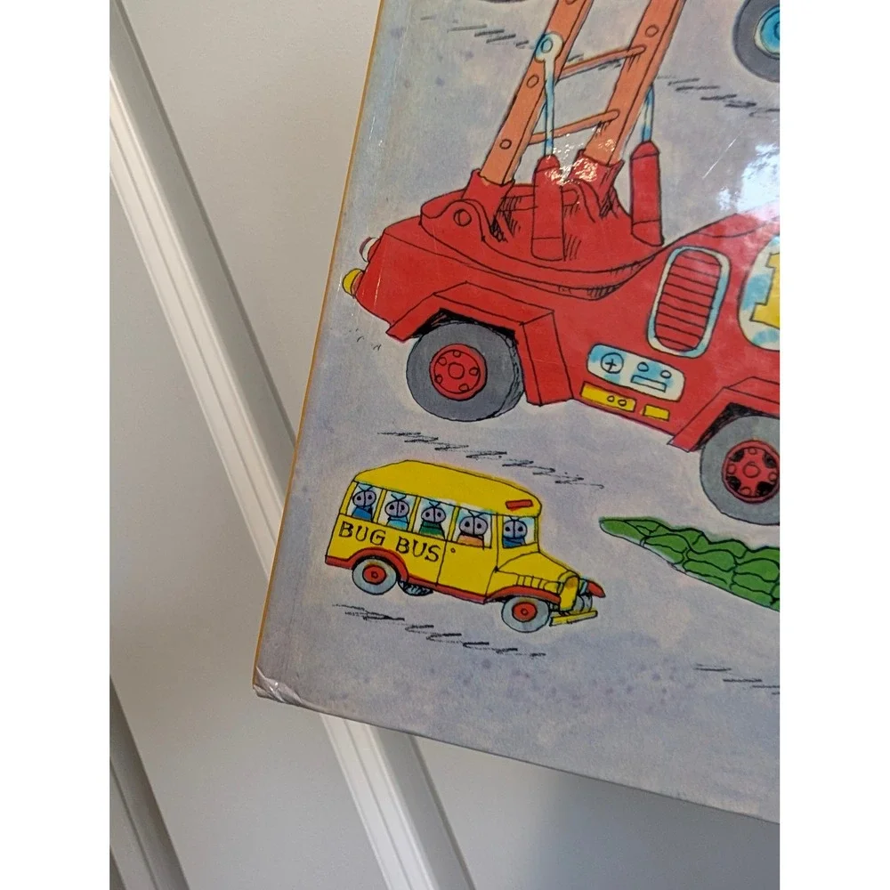 Richard Scarry's Cars and Trucks and Things That Go Golden Book Hardcover